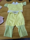 Vintage Cabbage Patch Kid 1980s Striped tracksuit outfit vgc