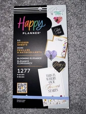 Happy Planner Sticker Book - 1277 Stickers Blooming Elegance