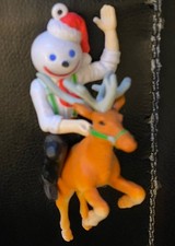 Jack in The Box Rodeo RIDING REINDEER Christmas Holiday Ornament