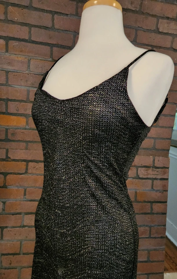 Maxi Vestido BCBG Generation Negro Slinky XS - Glam Night Out Perfection Foto 4 de 4