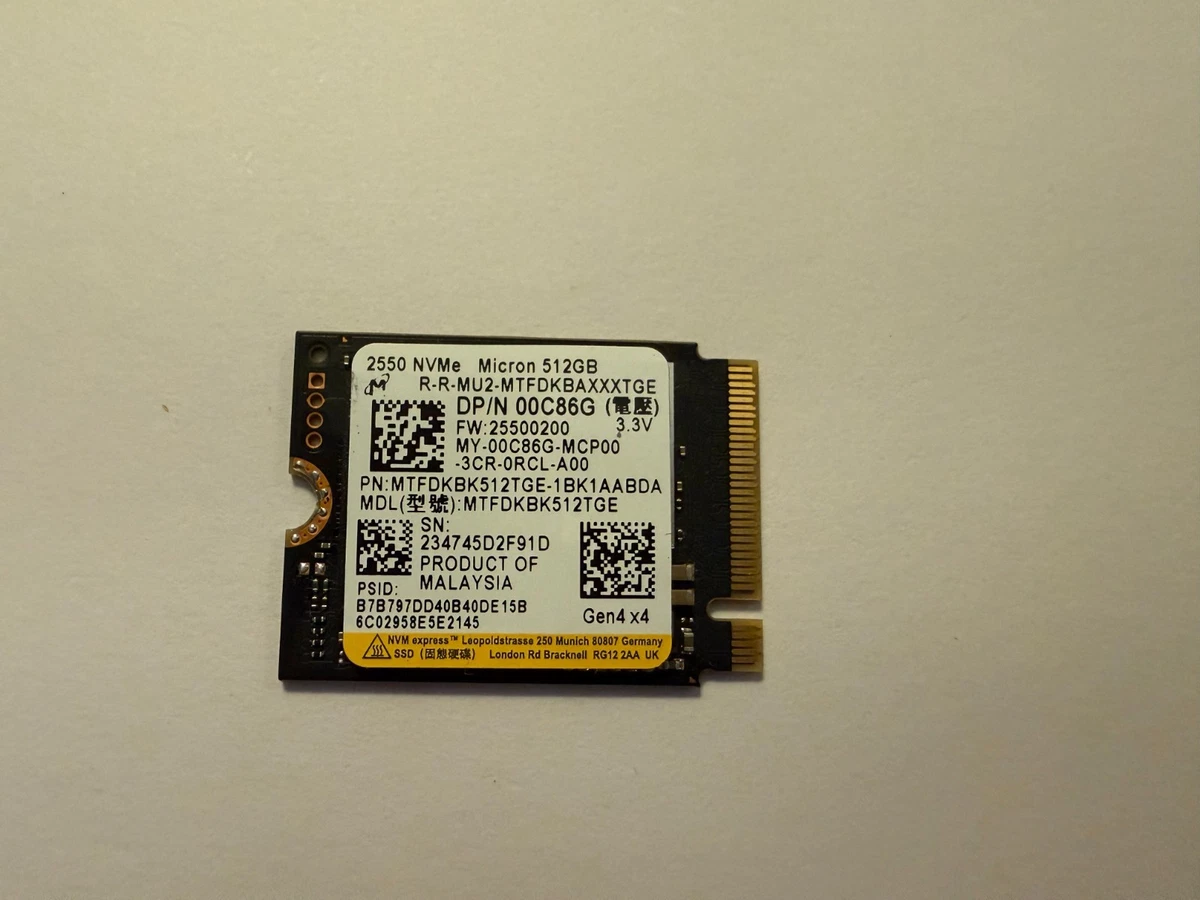 NVME 512 GB Solid State Drives for sale | eBay