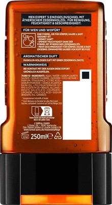 L'Oreal Men Expert Dusch Barber Club Körper Haare Bart 250 ml