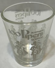 Vintage Seagrams 100 Pipers Scotch Shot Glass...