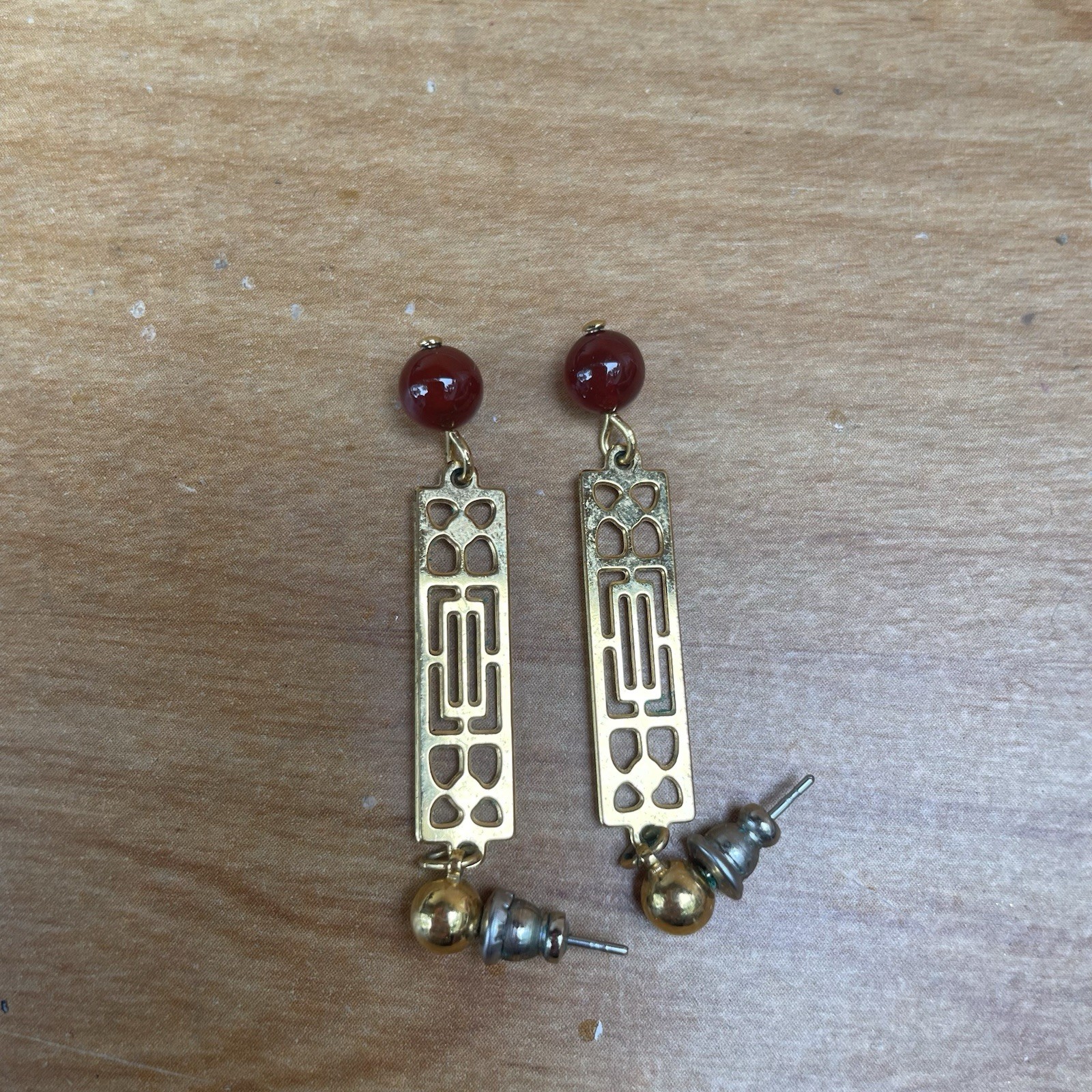 Frank Lloyd Wright Inspired Dangle Earrings Geome… - image 4