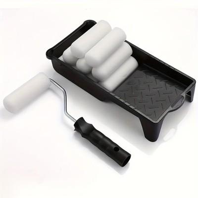 Paint Roller Set with Tray & Refills - For Home Wall & Furniture Painting