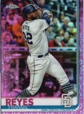 2019 Topps Chrome #92 Franmil Reyes Pink Refractor