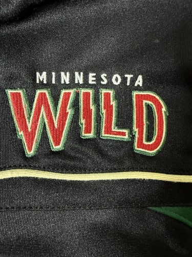 Men's G-III Sports by Carl Banks Black Minnesota Wild Full Zip Jacket Medium - Picture 4 of 17