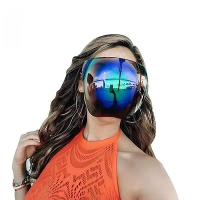 Full Face Protective Mask, Goggles, Kitchen Oil Fume and Sun Protection Mask