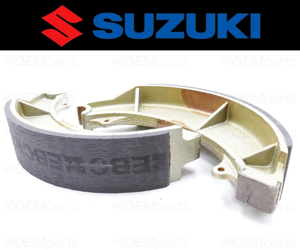 Set of (2) Suzuki FRONT Brake Shoes #54400-15820 (See Fitment Chart) - Image 3 of 4