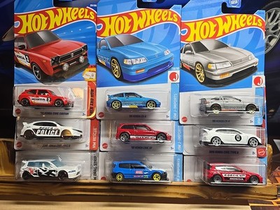 Hot Wheels J-Imports Honda Civic - Lot of 9 different variations - HTF