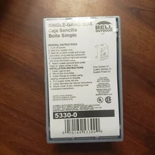 Bell 5330-0 Weatherproof Box,3/4 In Hub,4Inlet