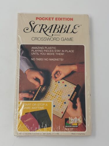 1978 SCRABBLE POCKET EDITION KREUZWORTRÄTSEL SPIEL SELCHOW & RIGHTER NR. 27 NEU VERSIEGELT
