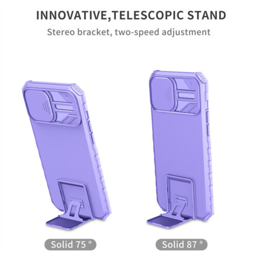 For Samsung Galaxy "A Series Shockproof Camera Lens Slide Phone Case W/Kickstand - Picture 81 of 108