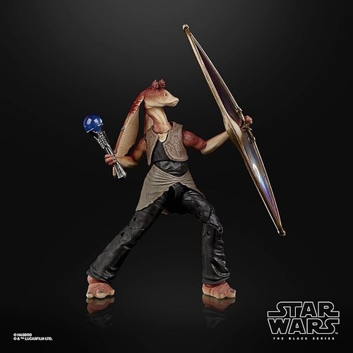 Figurine Jar Jar Binks Star Wars The Phatom Menace The Black Series Hasbro NEUF - Picture 3 of 5