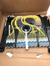 COMMSCOPE LOADED FIBER CABLE OPTIC SHELF WITH 200FT STORED /61 MTS