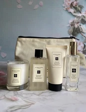 Jo Malone 5 pcs Set: English Pear Cologne, Candle, Body Wash, Hand Cream, Bag