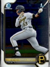 2022 Bowman #BCP-56 Dariel Lopez Chrome Prospects Pittsburgh Pirates 1st