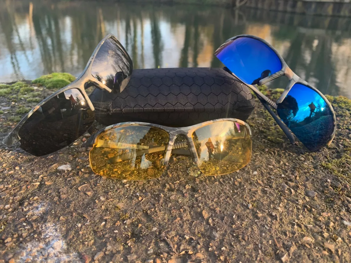 Camo Sunglasses. Carp Fishing Sunglasses. Polarised Sunglasses. Carp Tackle