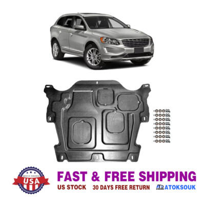 Thick Engine Splash Shield For Volvo XC60 2010-2017 Front Engine Guard 