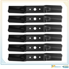 50" 6 Pack Mower Blades For Cub Cadet MTD 942-05052A 742-05052A XT1 XT2  Deck