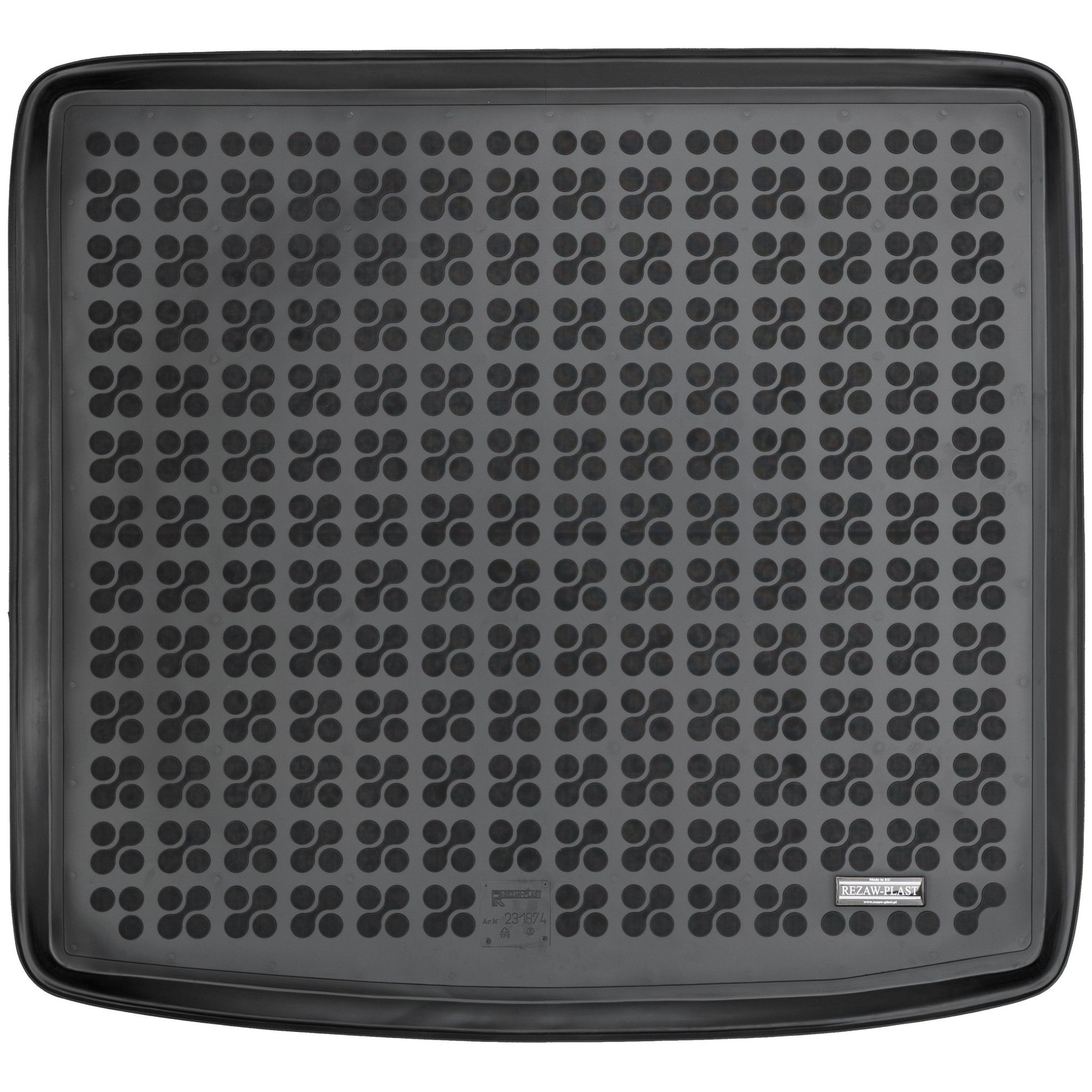 Tapis de coffre Touran 3 antidérapant avec rebords hauts de protection TPE