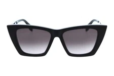 Alexander McQueen Women's Sunglass AM0295s col 001 54-16 145 black/gold