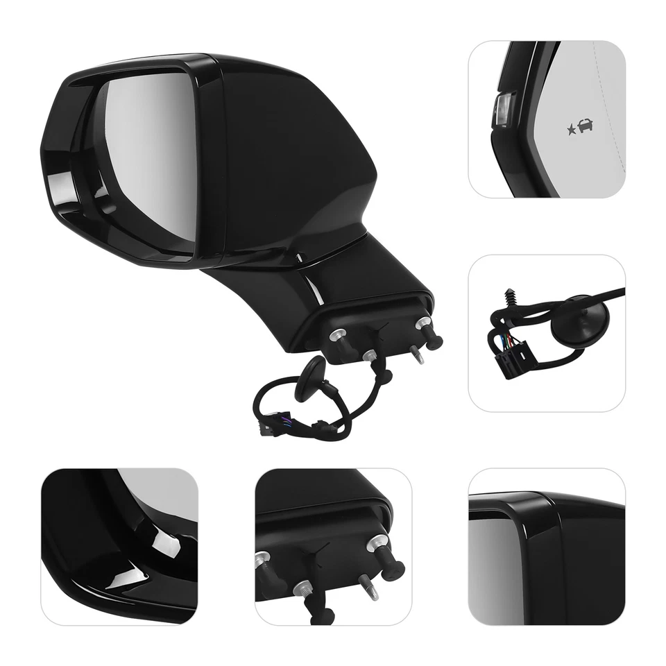 Espejo retrovisor lateral izquierdo con calefacción apto para Cadillac XT4 2019-2022 Foto 4 de 4