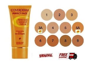 Coverderm Perfect Legs Colour Chart