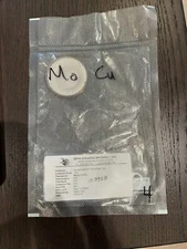 Sputtering Target, MoCu12 wt% 2"x.125"