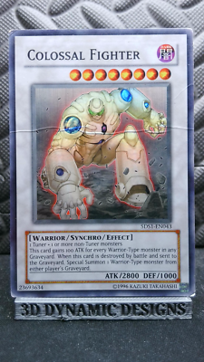 YuGiOh 2008 Starter Deck Super Rare Colossal Fighter #5DS1-EN043