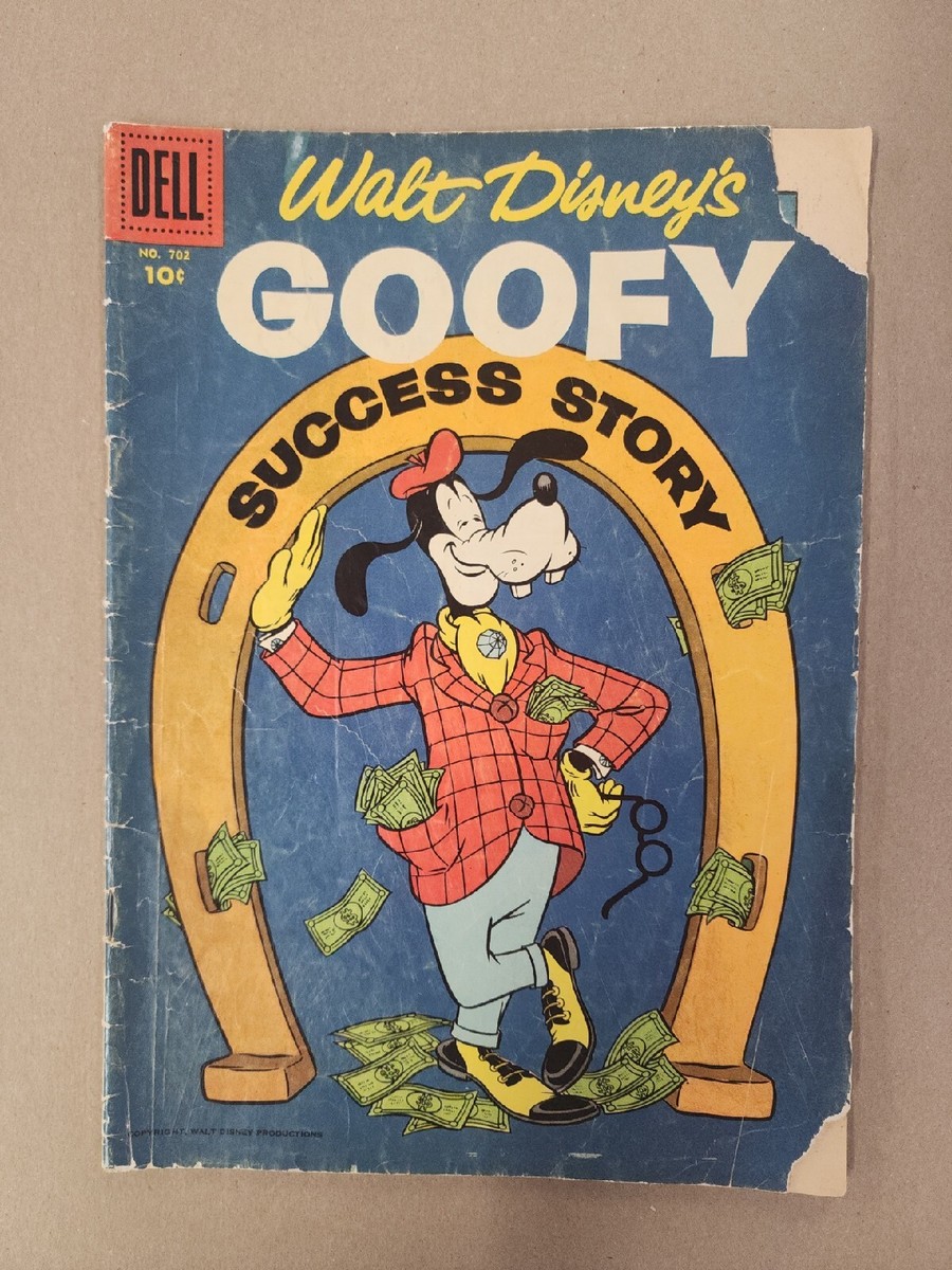 Walt Disney Goofy Success Story #702 VG 1956 Dell Comics. G1