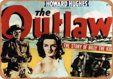 METAL SIGN - Outlaw (1943) 2 - Vintage Look