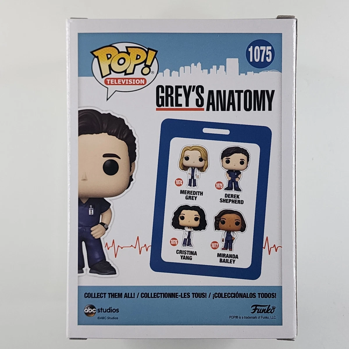 Funko POP Derek Shepherd #1075 Grey's Anatomy Vinyl Figure