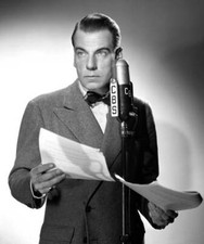 Ned Wever He performs on the Radio detective program Two On A Cl 1940s Photo 1