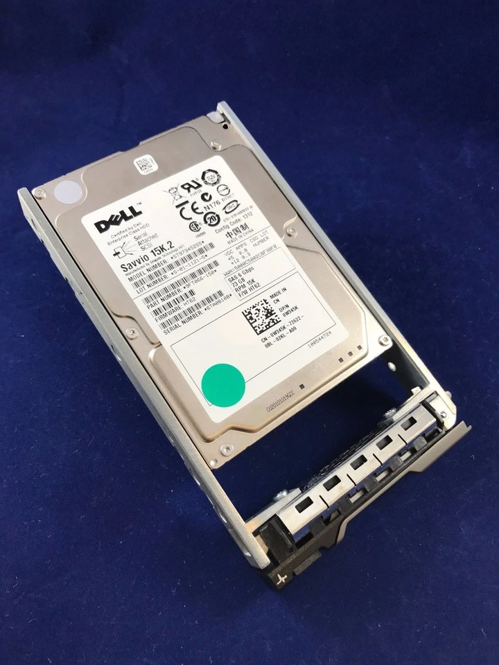 Dell 73GB 2.5" Hard Drive ST973452SS W345K G108N 15K 6G SFF SAS - Image 3 of 4