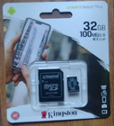 Carte Mémoire Micro SD Kingston 32 Go avec Adaptateur Canvas Select Plus 100 Mo/s