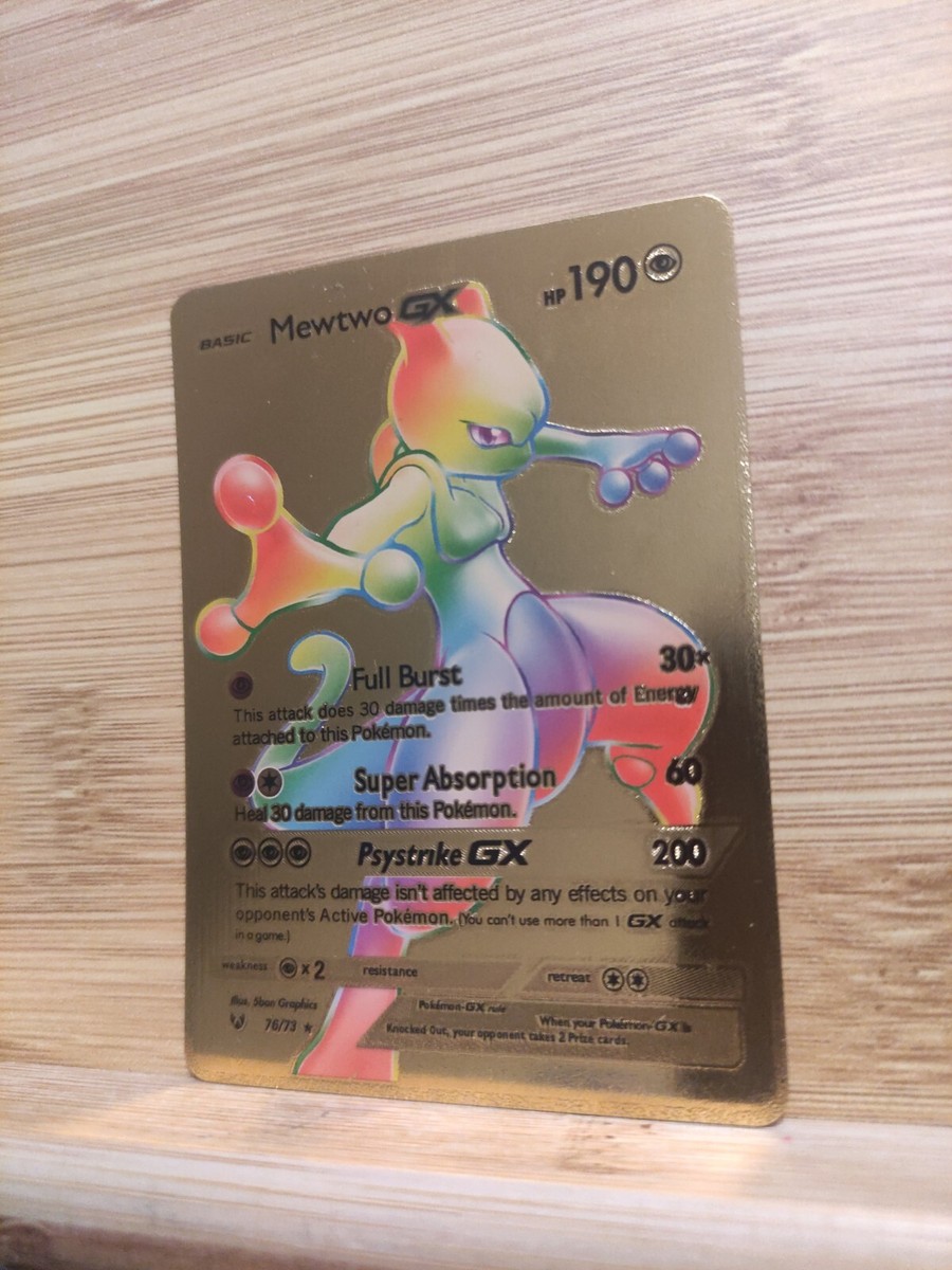 新品レア物】ポケモンカード Mewtwo GX HR 76/73 (英語版)