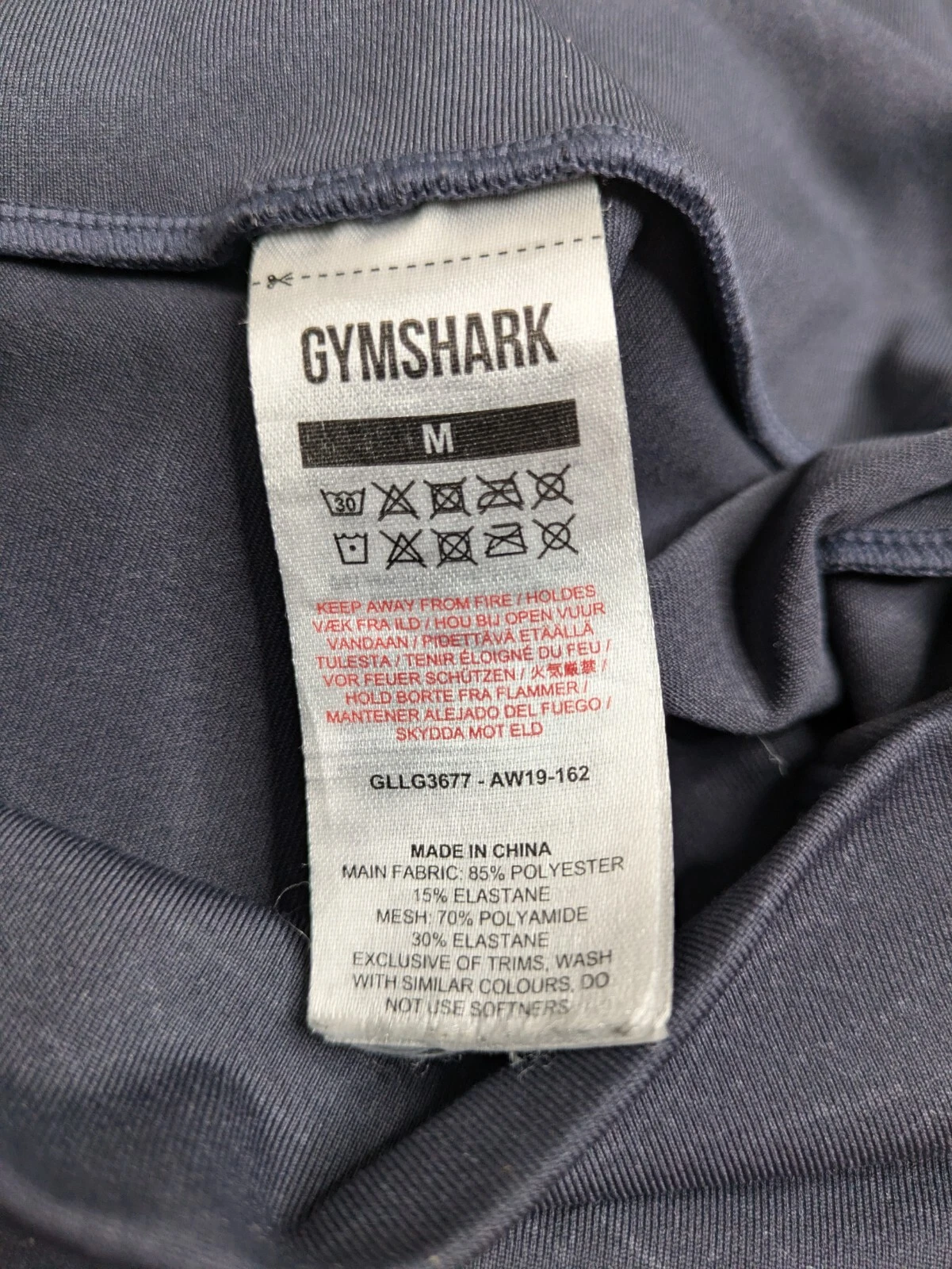 gymshark lustre athletic spellout leggings