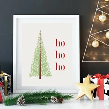 Christmas Holidays Merry New Year Instant Digital Download Printable Wall Art