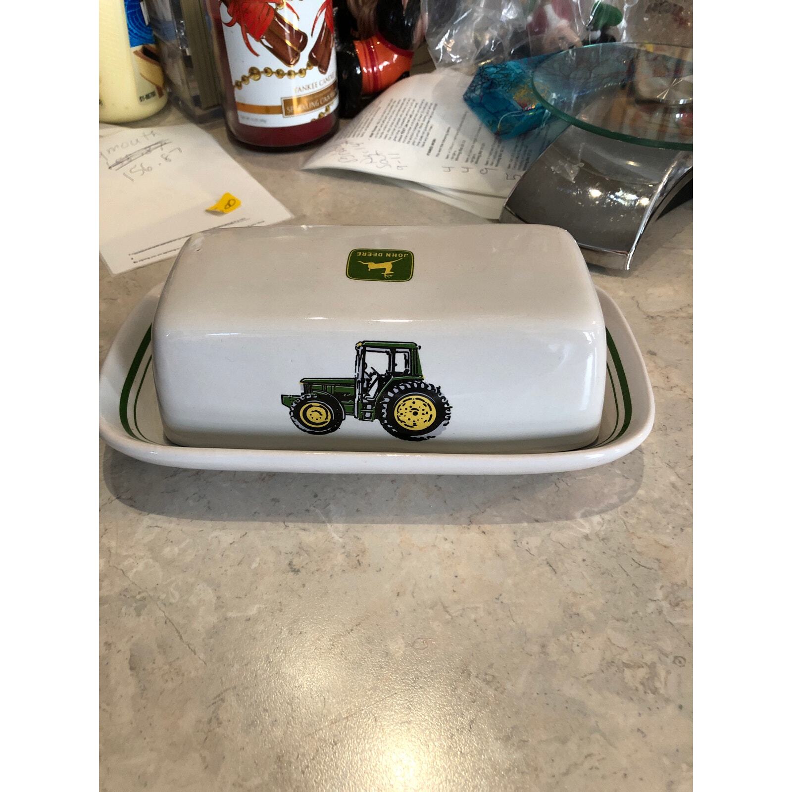 John Deere Butter Dish By Gibson Vintage