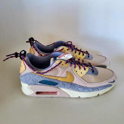 Nike Air Max 90 SE Womens Size 12 Fossil Stone Ashen Slate