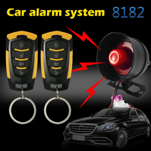Car Alarm Security System with 2 Remote Vibration Alarm Anti-theft 12V New M1D3 - Picture 3 of 12