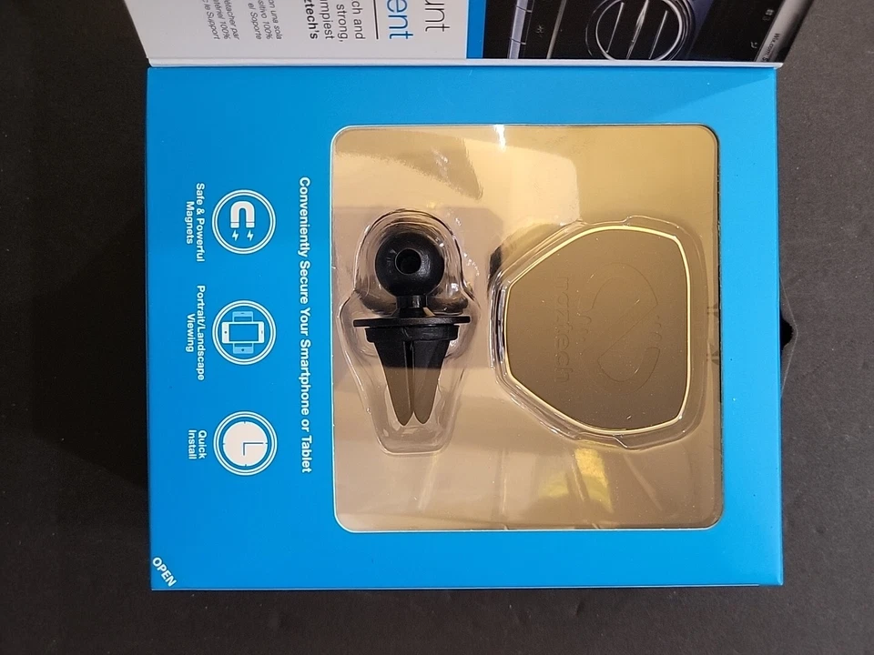 MagBuddy Car Air Vent Mount Cell Phone Holder Universal Magnetic & 2 Plates NEW - Image 3 of 3