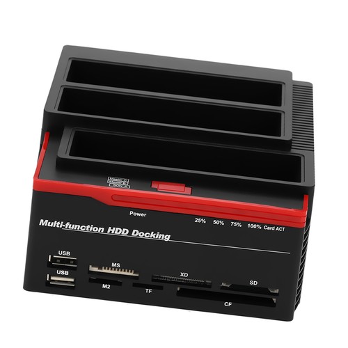 2.5"3.5" USB3.0 HDD Hard Drive Docking Station Reader OTB/OTC H6D9 - Afbeelding 10 van 12