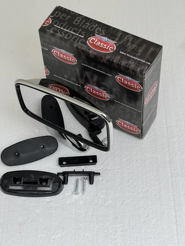 GAM213A - GENUINE TEX RH DOOR MIRROR S/S FLAT GLASS M68990 MG, TRIUMPH, MINI, VW