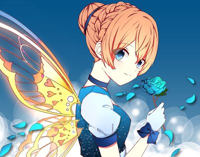 Anime digital art artwork 2d Playmat Game Mat Desk