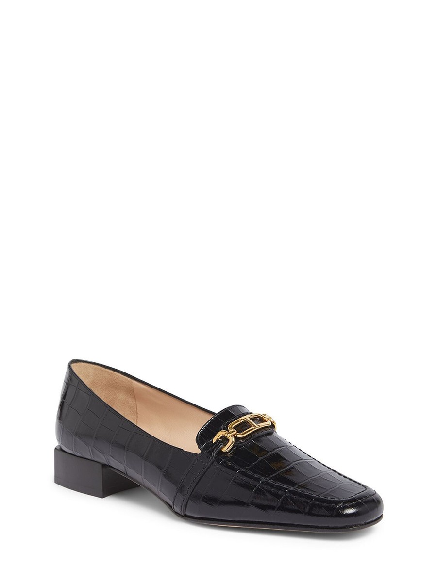 TOM FORD Whitney Stamped Embossed Black Leather Loafers New TOM FORD Whitney Stamped Embossed Black Leather Loafers New