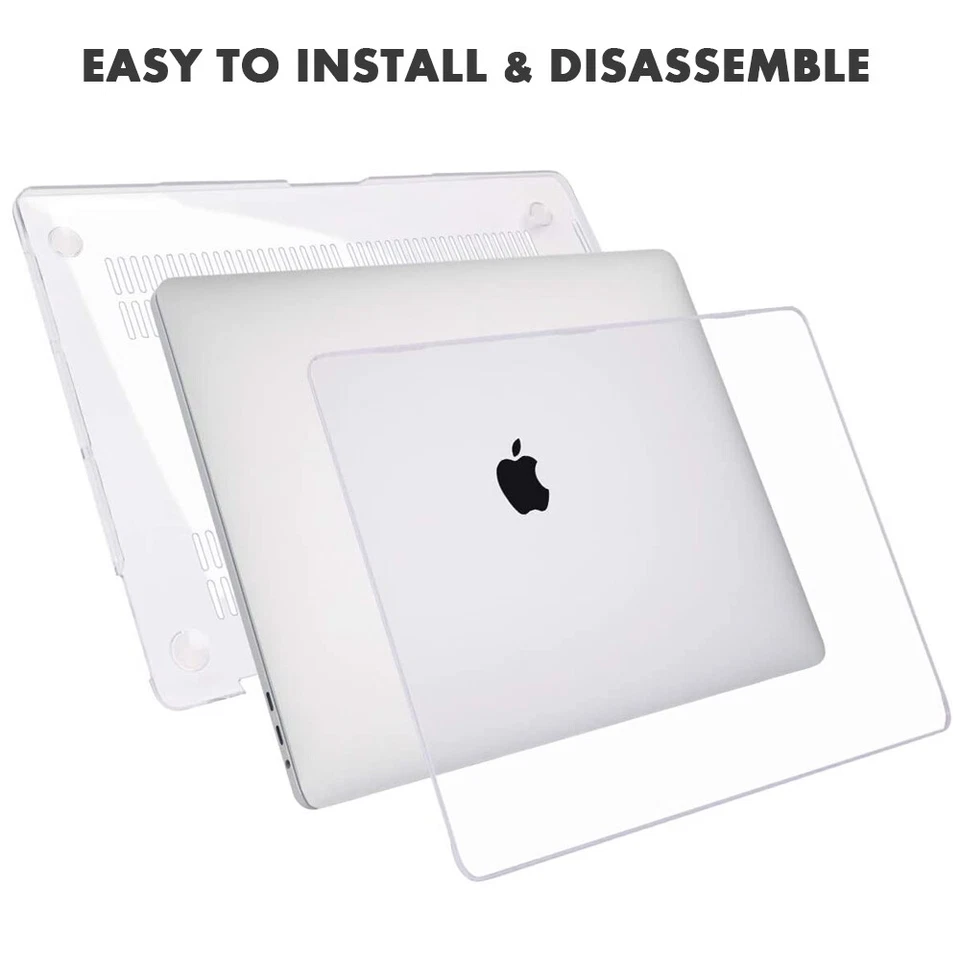 Crystal Clear Hard Case Keyboard Cover for MacBook Air 13 M2 Pro 14 16 2337 2338 - Image 4 of 4