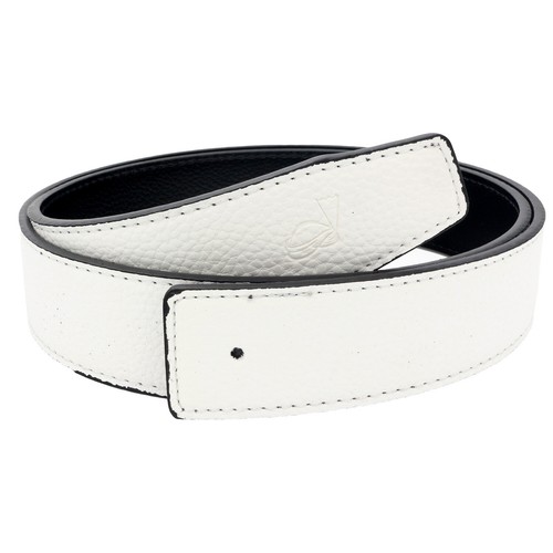 Correa de cinturón de cuero de repuesto para hombre QHA sin hebilla 38 mm de ancho Q06 - Imagen 43 de 45