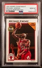 116431244 Michael Jordan 1991 Hoops Team Night Sheets Perforated PSA 10 HOF